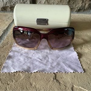 Jimmy Choo sunglasses purple-gold